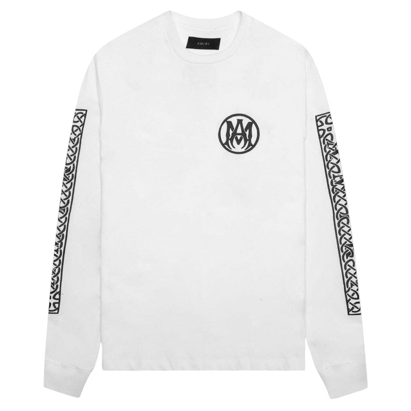 AMIRI Ouija Board Long Sleeve Tee White
