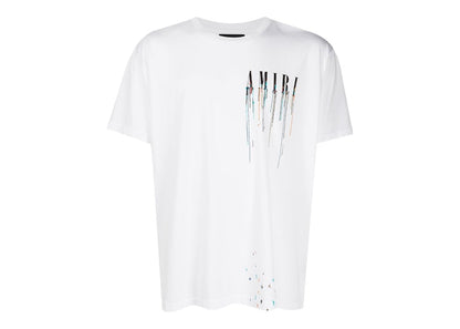 AMIRI Paint Drip Core Logo T-Shirt White