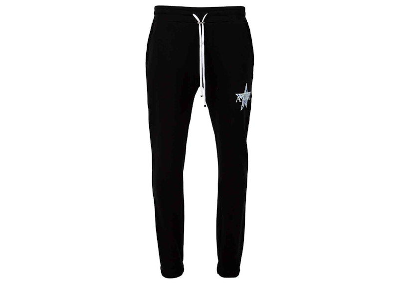 AMIRI Paisley Star Sweatpants Black