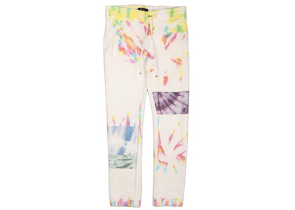 AMIRI Patchwork Tie Dye Sweatpant White/Multi