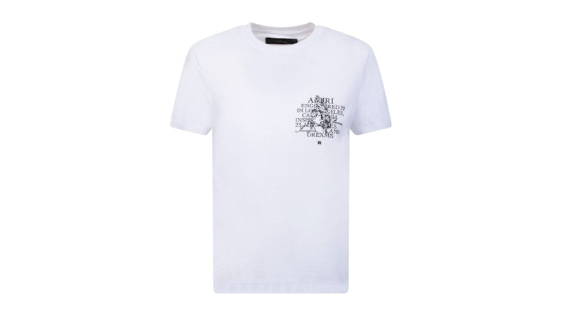 AMIRI Precious Memories Design T-Shirt White
