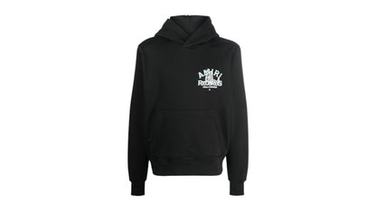 AMIRI Records Wolf Hoodie Black