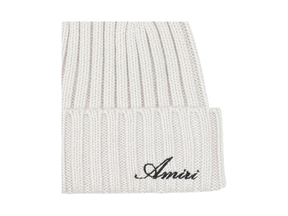 AMIRI Script Beanie Swansdown