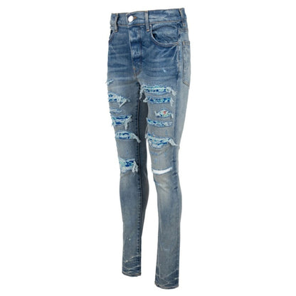 AMIRI Silk PJ Thrasher Jeans Clay Indigo
