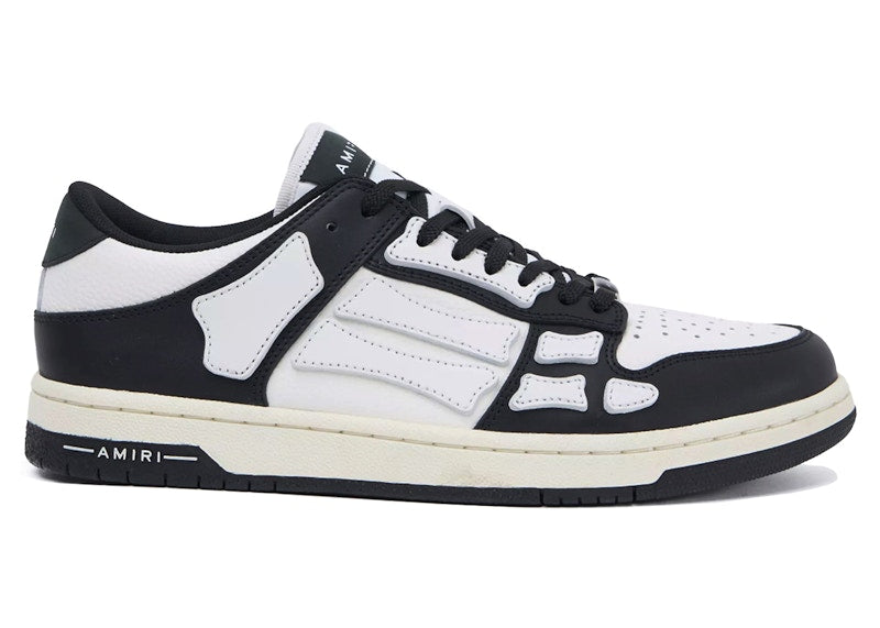 AMIRI Skel Top Low Black White White
