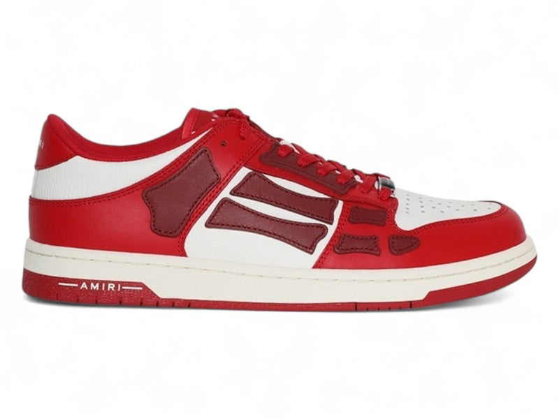 AMIRI Skel Top Low Red White Burgundy