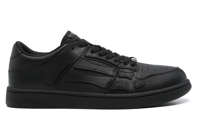 AMIRI Skel Top Low Triple Black