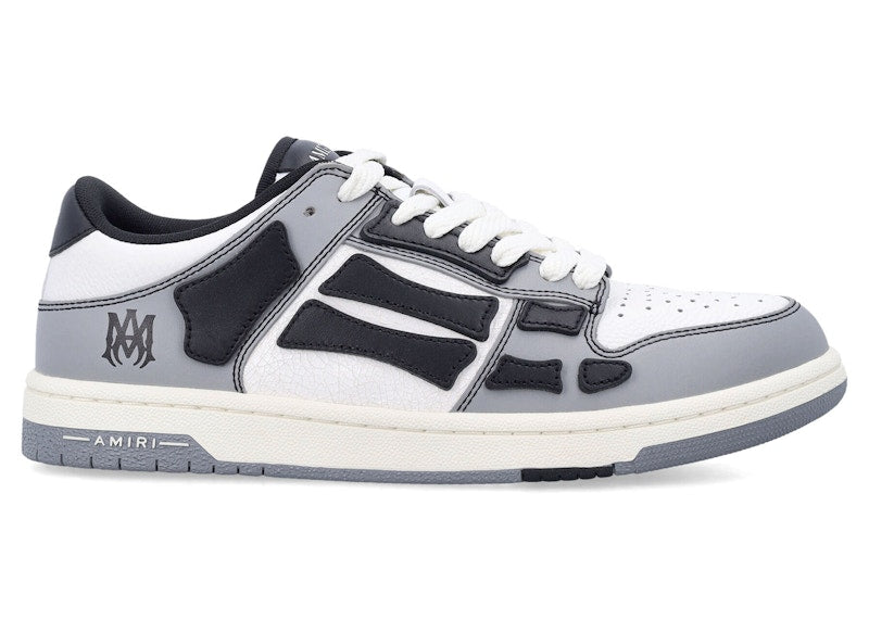 AMIRI Skel Top Low Varsity Grey Black (Women's)