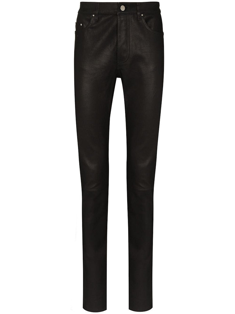 AMIRI Skinny Leather Pants Black