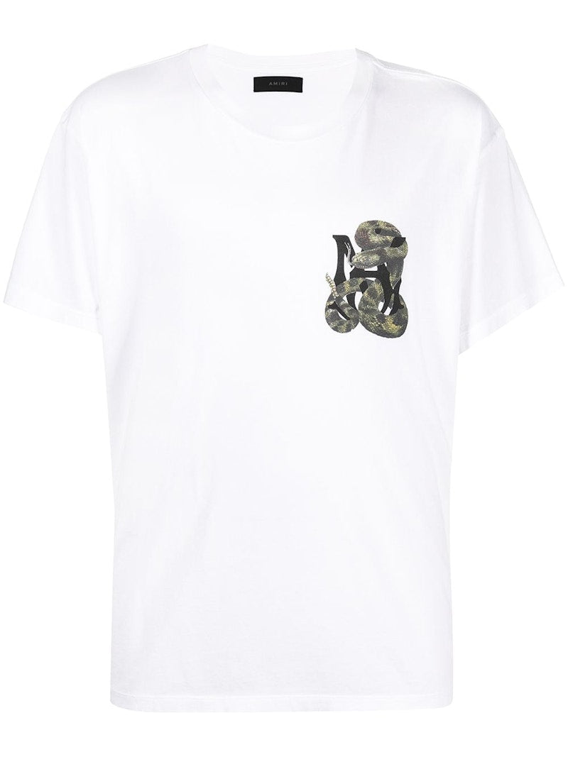 AMIRI Snake Tee White