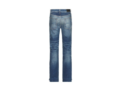 AMIRI Stack Kick Flare Jeans River Indigo