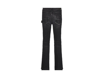 AMIRI Stacked Flare Jeans Aged Black