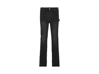 AMIRI Stacked Flare Jeans Aged Black