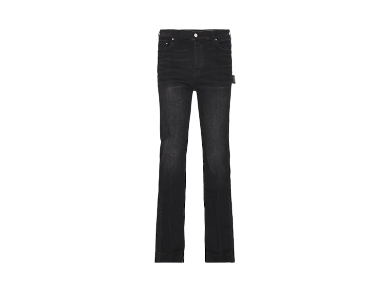AMIRI Stacked Flare Jeans Aged Black