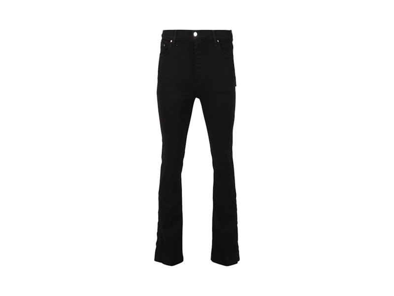 AMIRI Stacked Flare Jeans Black