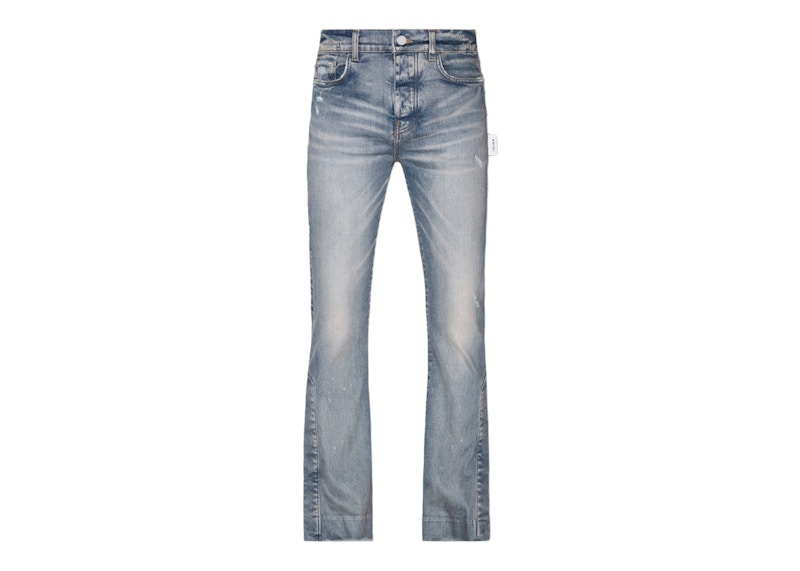 AMIRI Stacked Flare Jeans Clay Indigo