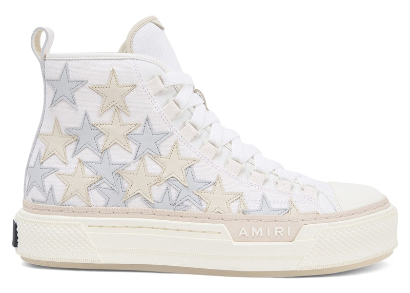 AMIRI Stars Court High White