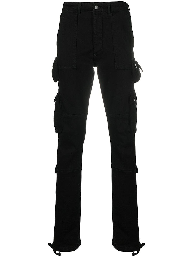 AMIRI Tactical Cargo Slim-Fit Pants Black