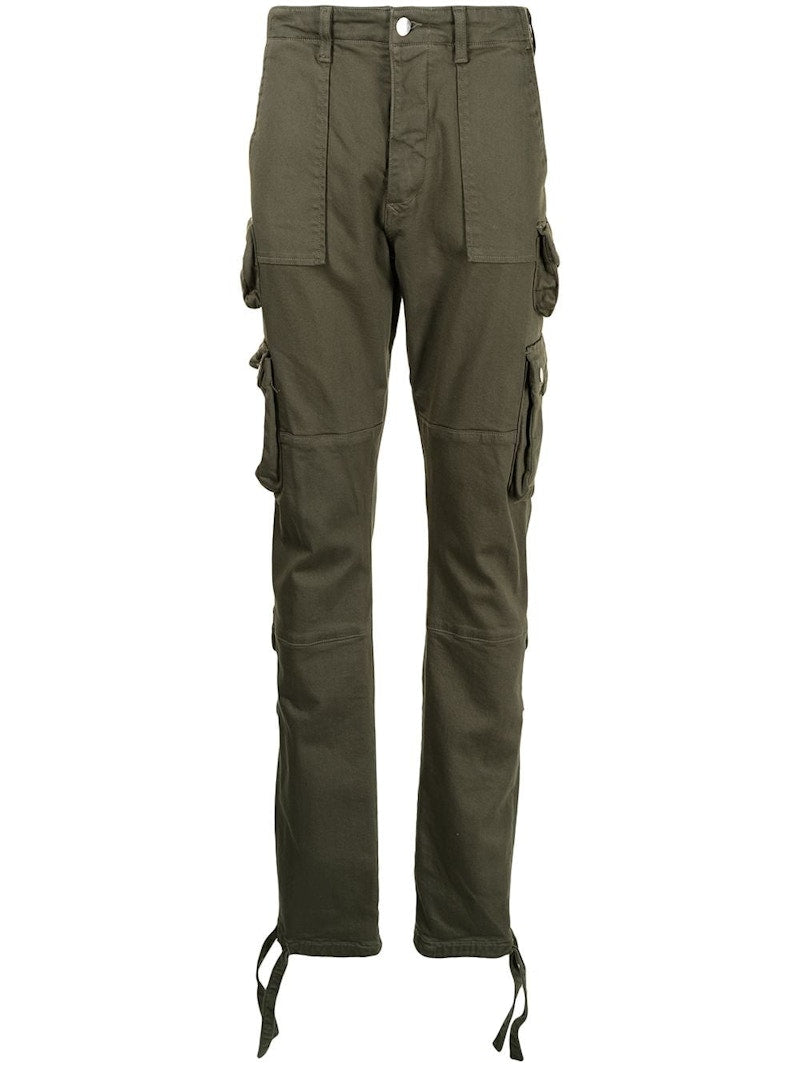 AMIRI Tactical Cargo Slim-Fit Pants Military Green