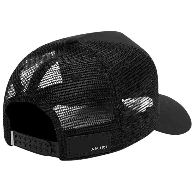 AMIRI Three Star Trucker Hat Black