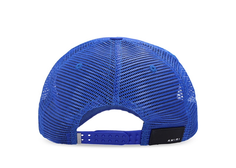 AMIRI Three Star Trucker Snapback Cap Blue/White