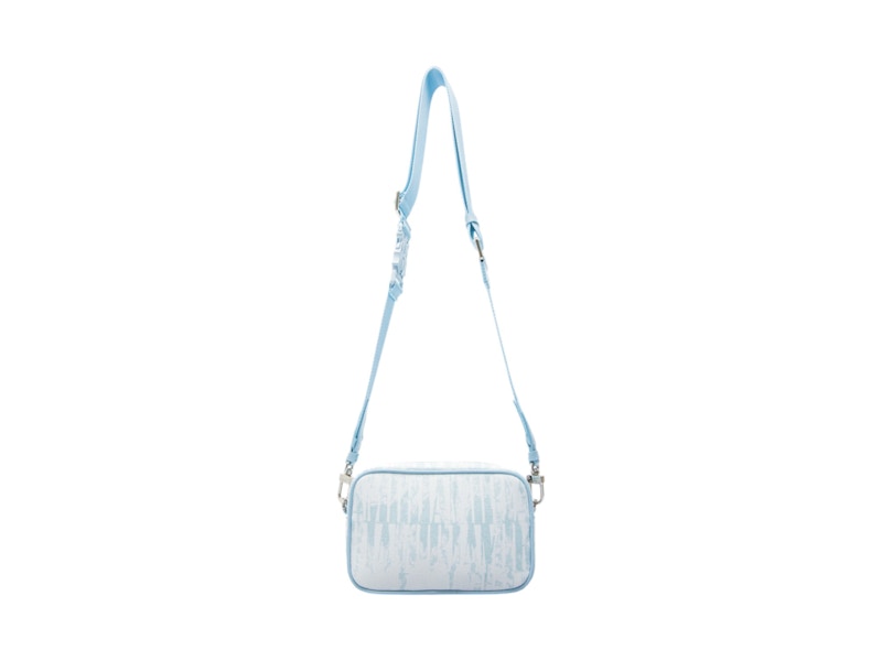 AMIRI Tie Dye Jacquared Camera Case Baby Blue