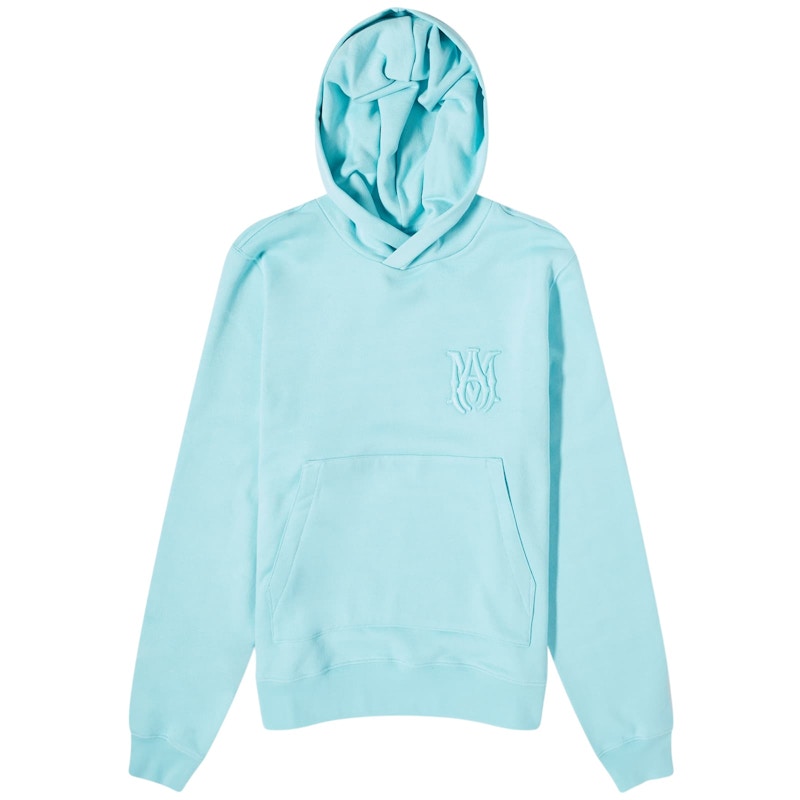 AMIRI Tonal MA Core Hoodie Aqua