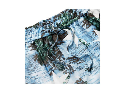 AMIRI Tropical Star Swimtrunks Blue