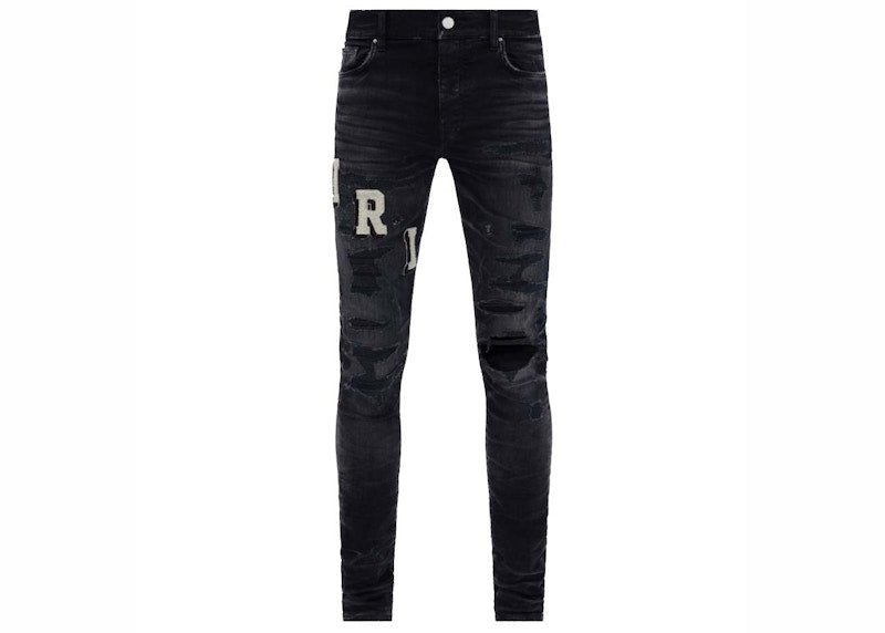 AMIRI Varsity Jean Faded Black