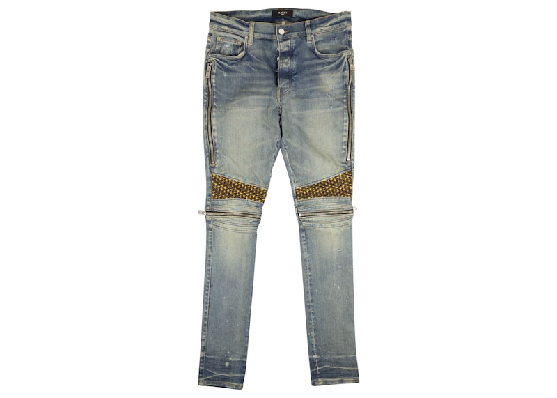 AMIRI Velvet PJ MC2 Skinny Jeans Indigo