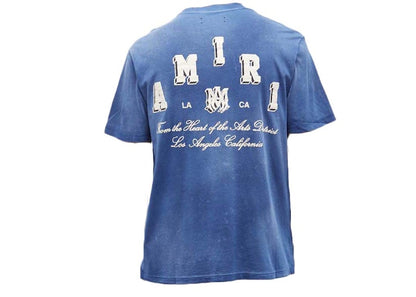 AMIRI Vintage Collegiate T-Shirt Blue