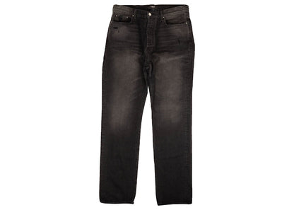 AMIRI Vintage Loose Stack Straight Fit Jeans Black