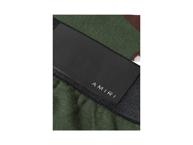 AMIRI Waistband Camo Boxers Orange / Black
