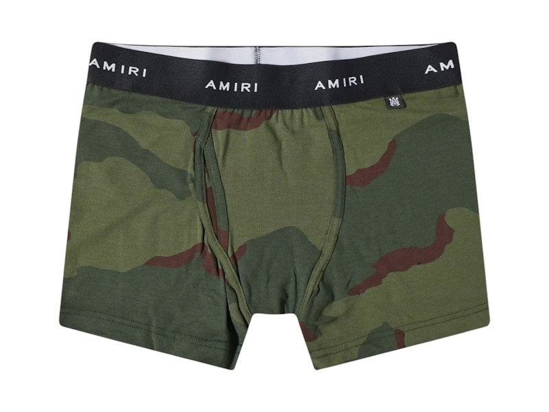 AMIRI Waistband Camo Boxers Orange / Black