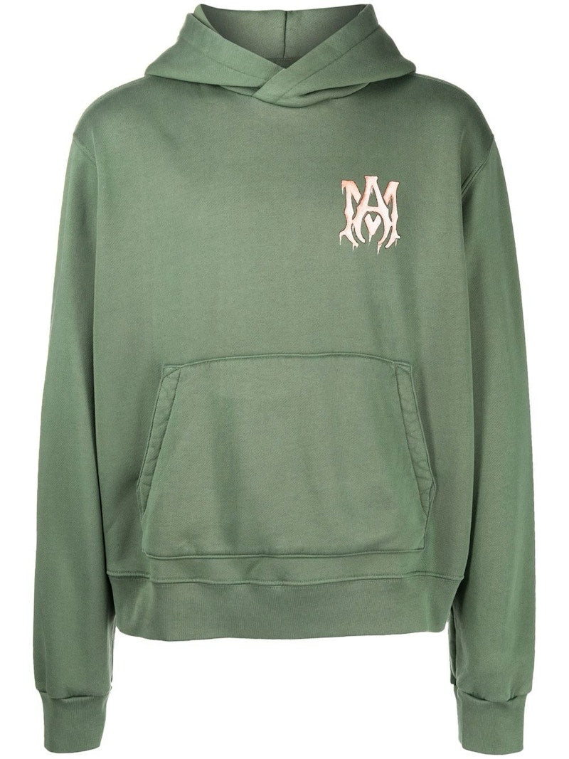 AMIRI Watercolor MA Hoodie Green/Peach