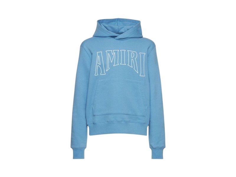 AMIRI Zoltar Logo Hoodie Blue