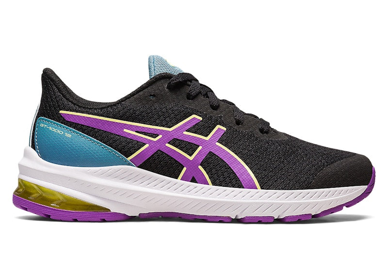 ASICS GT-1000 12 Black Cyber Grape (GS)
