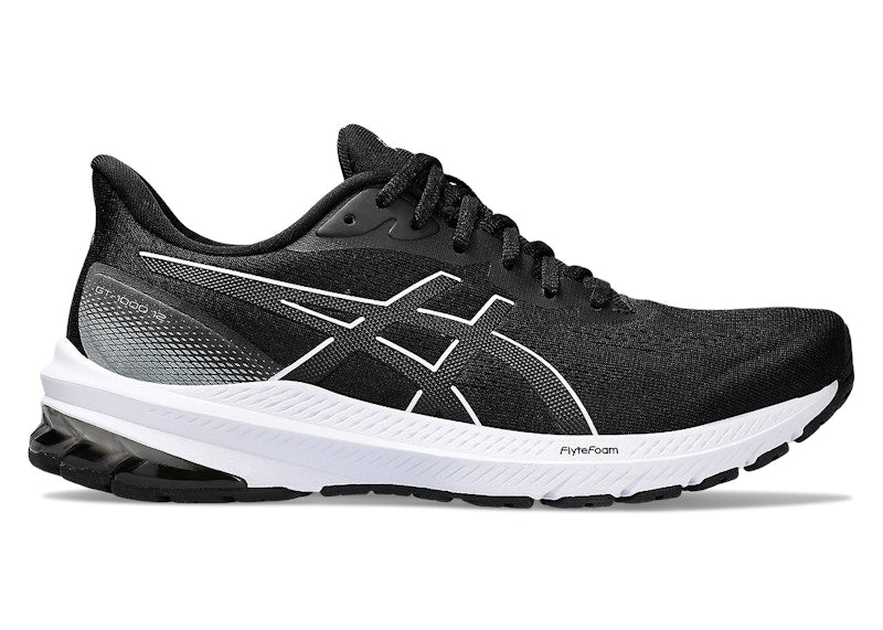 ASICS GT-1000 12 Black White (Women's)