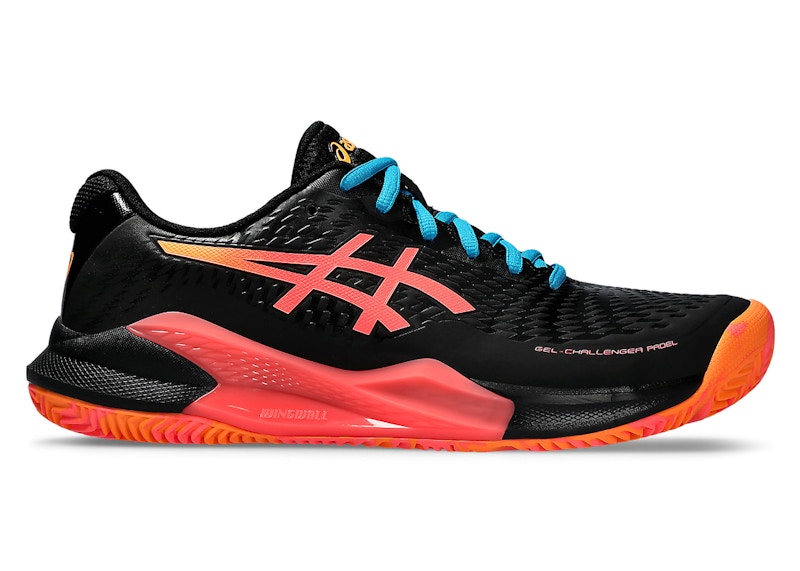 ASICS Gel-Challenger 14 Padel Black Blazing Coral