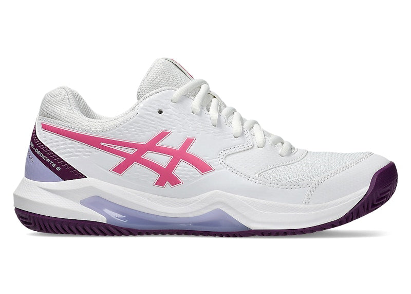 ASICS Gel-Dedicate 8 Padel White Dragon Fruit (Women's)
