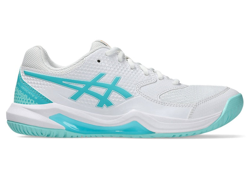 ASICS Gel-Dedicate 8 Pickleball White Energy Aqua (Women's)