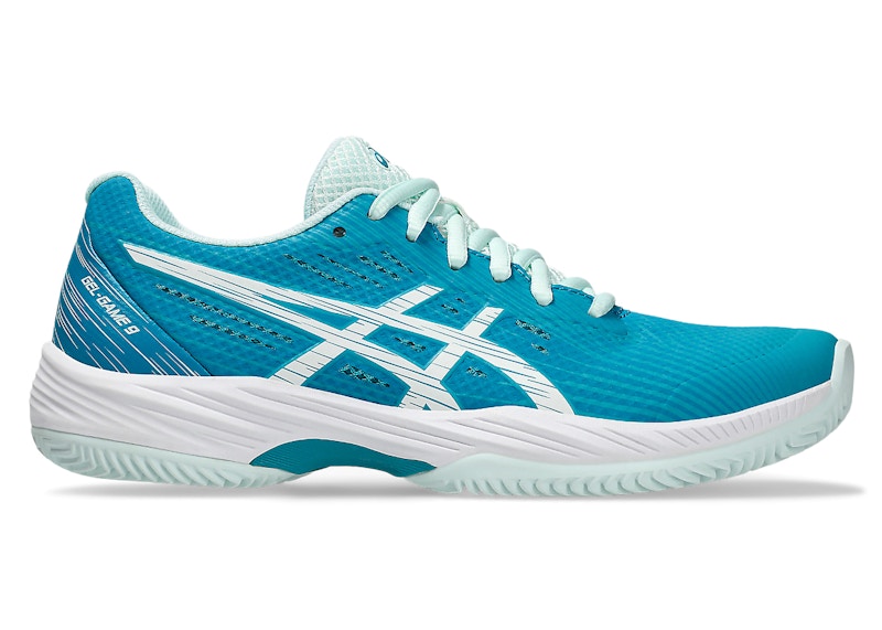 ASICS Gel-Game 9 Clay/OC Teal Blue White (Women's)