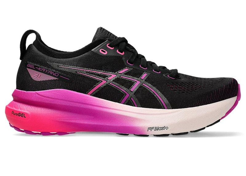ASICS Gel-Kayano 31 Black Bold Magenta (Women's)