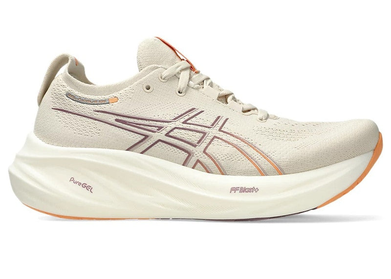 ASICS Gel-Nimbus 26 Oatmeal Faded Orange (Women's)