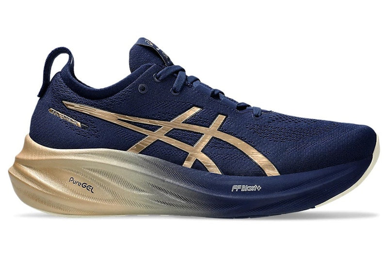 ASICS Gel-Nimbus 26 Platinum Blue Expanse Champagne