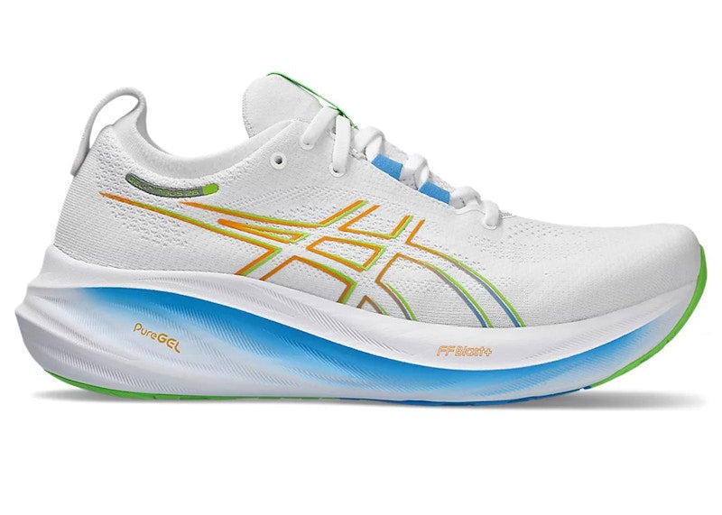 ASICS Gel-Nimbus 26 White Waterscape Lime