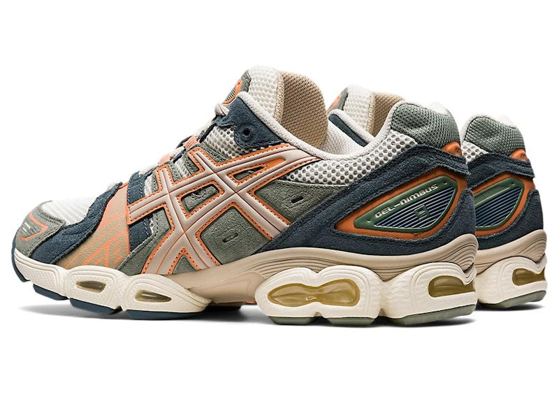 ASICS Gel-Nimbus 9 Cream Green Orange