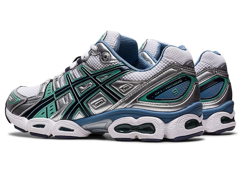 ASICS Gel-Nimbus 9 White Mint Steel Blue