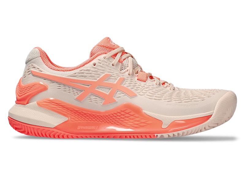 ASICS Gel-Resolution 9 Clay Pearl Pink Sun Coral (Women's)