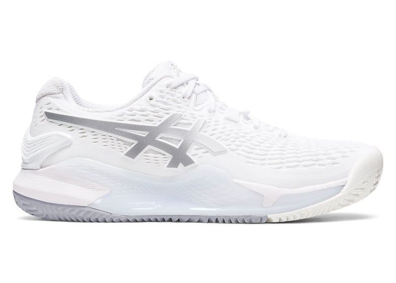ASICS Gel-Resolution 9 Clay White Pure Silver (Women's)
